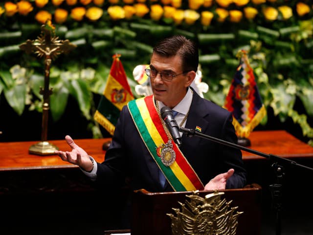 Prezident Bolívie Rodrigo Paz.