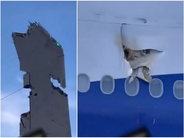 Boeing sa vážne poškodil.