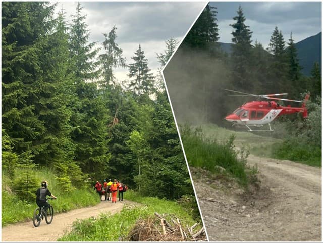 Nešťastie v bike parku