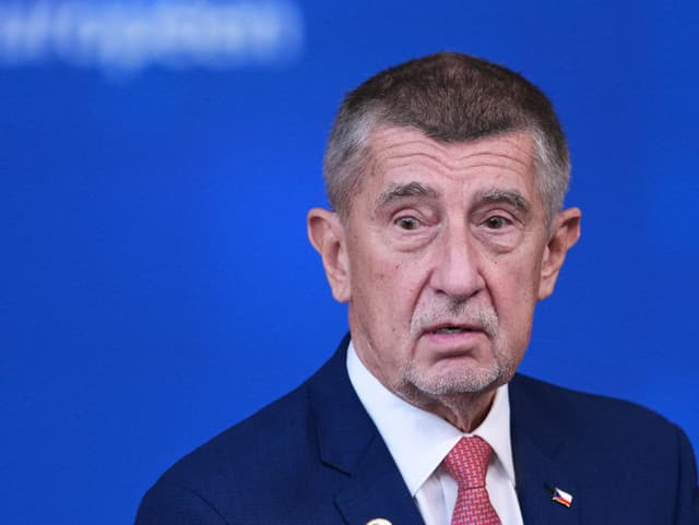 Český premiér Andrej Babiš