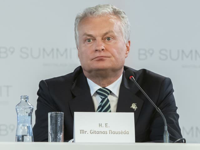 Prezident Litvy Gitanas Nauséda
