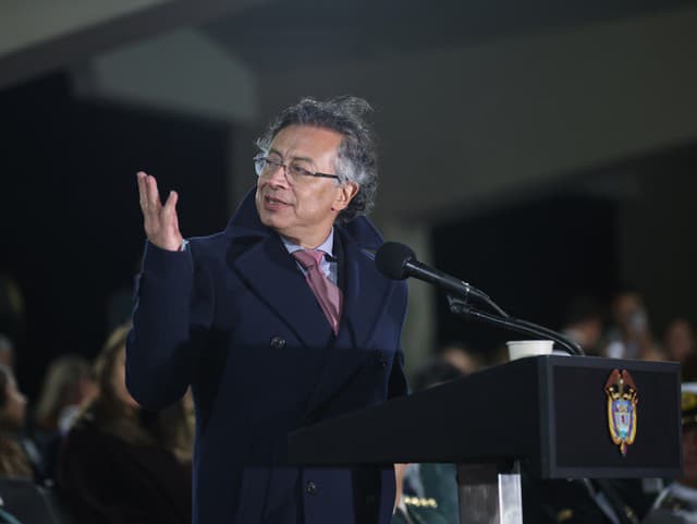 Kolumbijský prezident Gustavo Petro.