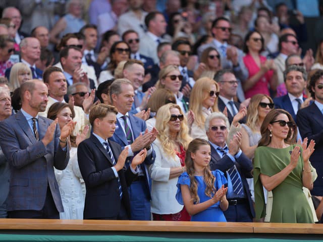 Kráľovská rodina na Wimbledone