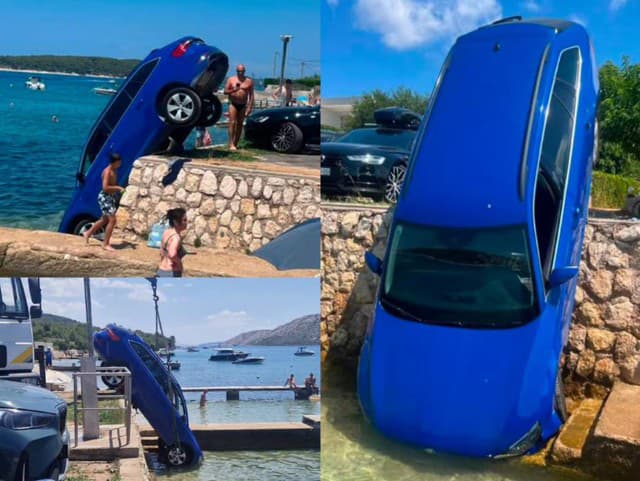 Vodič zaparkoval a auto