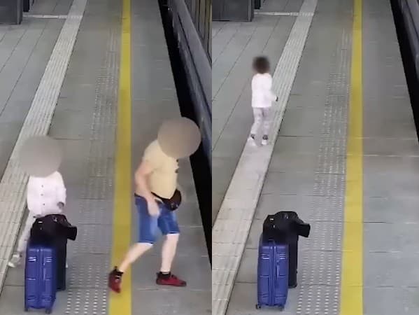 ŠOKUJÚCE Rodičia nechali na nástupišti dcérku aj s batožinou! Všetko zachytila kamera