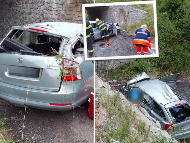 Na Orave sa odohrala TRAGÉDIA: Muž (†56) s autom vybehol na zvodidlá, náraz do múru nemal šancu prežiť!