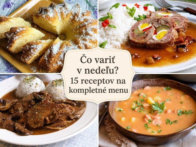 Čo variť v nedeľu?