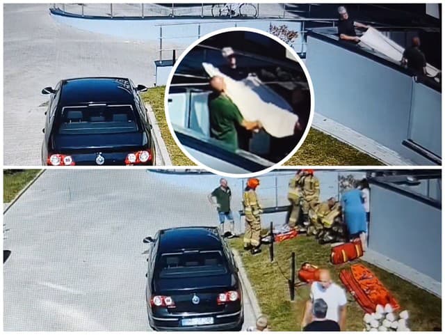 Dievčatko (4) spadlo z balkóna na piatom poschodí: Pohotová reakcia troch mužov, VIDEO z hrdinského činu