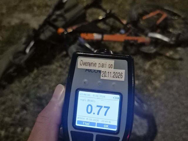 Opití cyklisti v uliciach