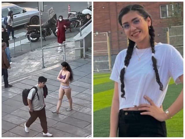 Iránska študentka zahodila hidžáb a polonahá sa prechádzala po dvore: Prišiel krutý trest!