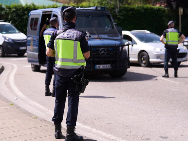 Španielska polícia v Ceute