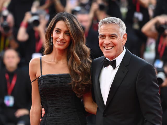 Amal Clooney a George