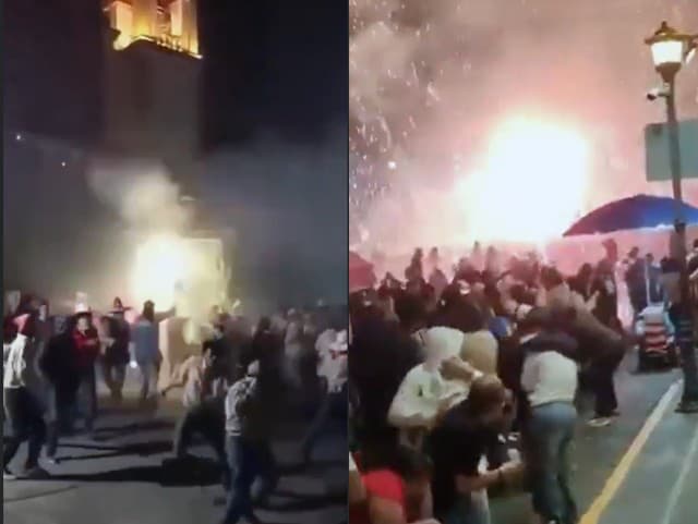 DESIVÉ ZÁBERY z Mexika: TRAGÉDIA počas náboženských osláv, pyrotechnika ZABILA najmenej 10 ľudí!