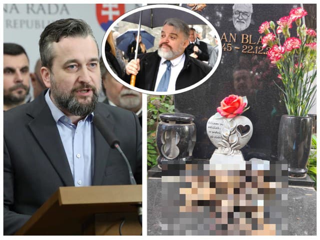 Šokovaný Blaha pri hrobe svojho otca: Na hrobe našiel nechutný ODKAZ, vinníkov už pomenoval, reaguje aj Chmelár!