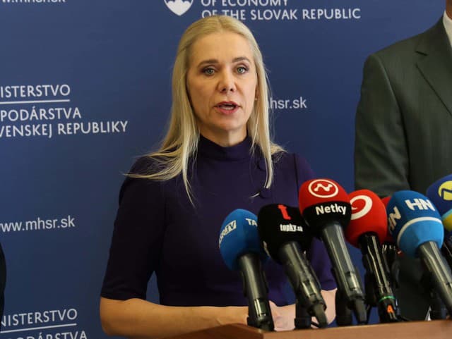Ministerka hospodárstva Denisa Saková