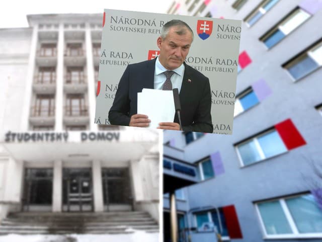 Poslanec na brífingu čítal