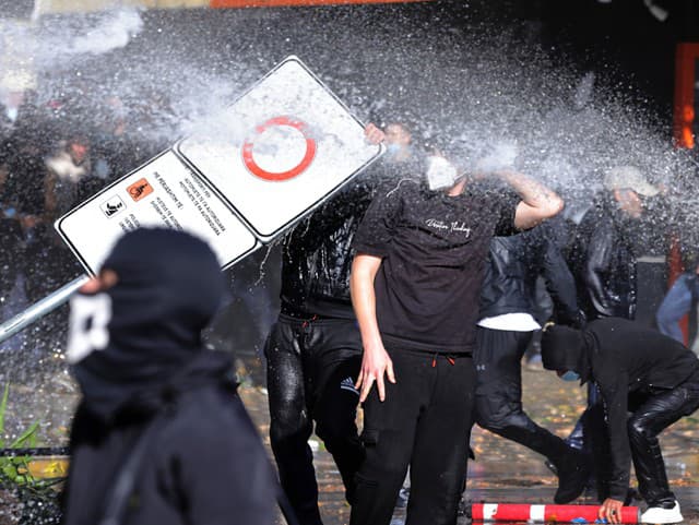 Študentské protesty v Tirane
