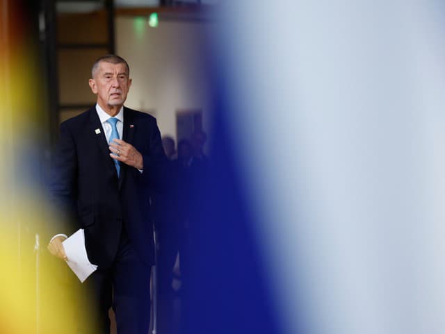 Český premiér Andrej Babiš