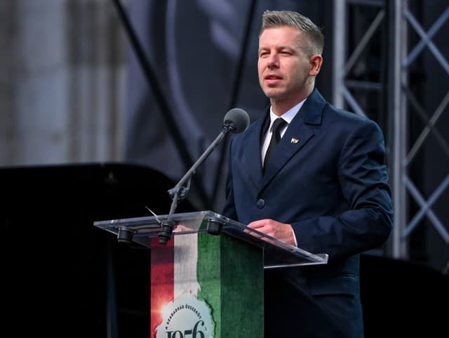 Maďarský premiér Péter Magyar