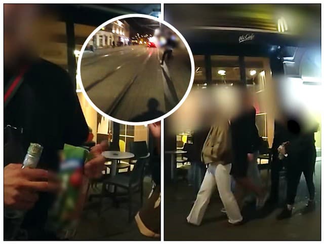 Neplnoletí mladíci si kľudne vykračovali s fľašou tvrdého: Občianska vygenerovaná cez AI a NAHÁŇAČKA ulicami!