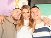 Predstavenie detskej knihy. Na snímke Jovinečko, Bergino, Hana Stanczová