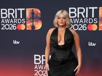 Brit Awards. Na snímke Bebe Rexha