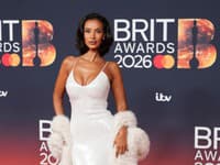 Brit Awards. Na snímke Maya Jama