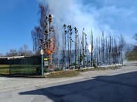 Požiare v prírodnom prostredí v Trenčianskom kraji.