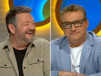 Forgáč sa snažil dostať k slovu, ale, žiaľ neúspešne. Pri Hudákovi nemal šancu. 