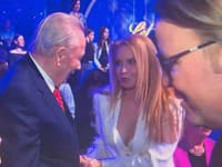 Erika Judínyová s exprezidentom Rudolfom Schusterom