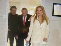 Erika Judínyová s exprezidentom Rudolfom Schusterom