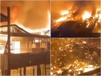 Dedinu zasiahla APOKALYPSA! Plamene pohltili tisíc domov, VIDEO z ohnivého PEKLA