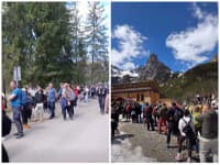 ŠOKUJÚCE zábery z Tatier: VIDEO Obrovské davy ľudí ako na festivale! Verejnosť zábery POBÚRILI