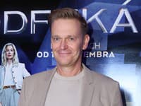 Premiéra filmu Podfukári. Na snímke Martin Nikodým