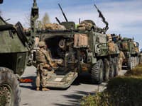 Cvičenie NATO Amber Shock 26 vo vojenskom poľskom priestore Bemowo Piskie