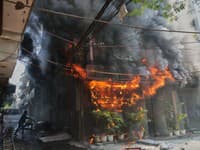V hoteli v Naí Dillí vypukol požiar