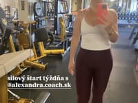 Helena Krajčiová stále pracuje na svojej postave. 