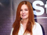 Elena Podzámska na premiere filmu Stand up