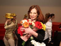 Elena Podzámska sa v inscenácii Nočná skúška predstavila aj bratislavskému publiku
