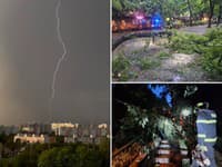Bratislavou sa prehnalo meteorologické peklo: Nábrežie Dunaja zdevastoval ničivý downburst, polícia ho musela uzavrieť!
