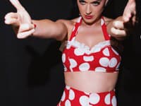 Katy Perry, bodkované šaty, 2026