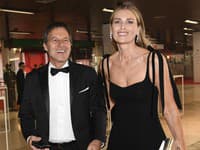 Paľo Habera a Daniela Peštová na Medzinárodnom filmovom festivale v Karlových Varoch.