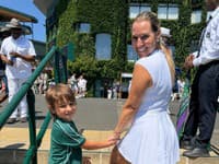 Dominika Cibulková prišla na Wimbledon aj so synom Jakubom