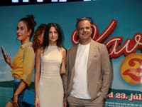 Premiéra filmu Kavej 2, Dano Dangl s dcérou