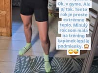 Herečka Barbora Chlebcová ukázala vyšportovú postavu. 