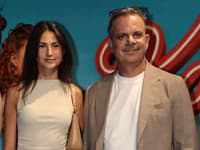 Premiéra filmu Kavej 2, Dano Dangl s dcérou