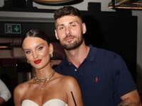 Markíza média párty. Na snímke Kristína Víglaská, Michal Trabalík