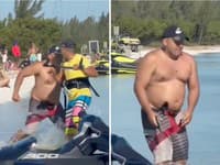 Mrazivý incident na známej pláži: Policajt mimo služby namieril na muža zbraň, zachránil ho nečakaný skrat!