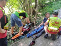Nešťastie v Malej Fatre: Poľská turistka sa pri zostupe bolestivo zranila