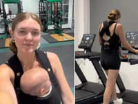 Žena vzala bábätko do fitka o deviatej večer: VIDEO vyvolalo búrlivú diskusiu